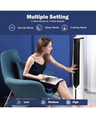 3-In-1 Evaporative Air Cooler 41'' Portable Tower Fan Humidifier