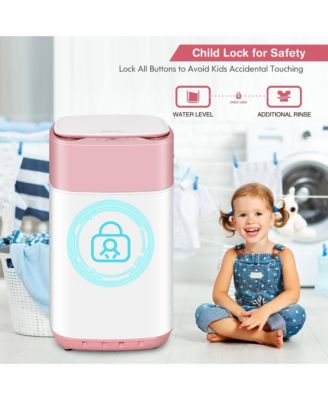 8lbs Portable Fully Automatic Washing Machine W/ Drain Pump
