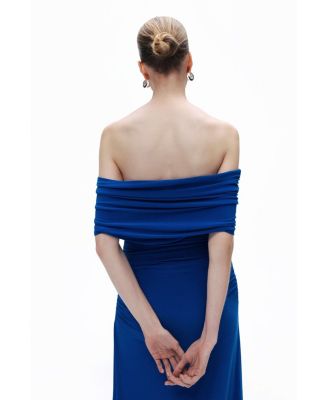 Women's Draped Maxi Dress