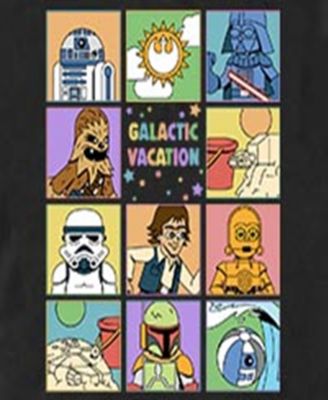 Мужская футболка с коротким рукавом Galactic Vacay от Star Wars