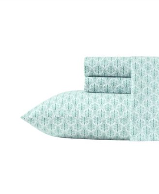 Cotton Percale 4 Piece Sheet Set, King