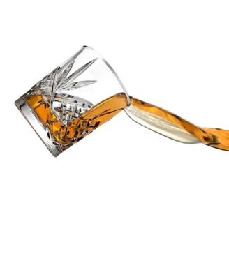 Dublin Platinum Double Old Fashioned Glasses, Set of 4 