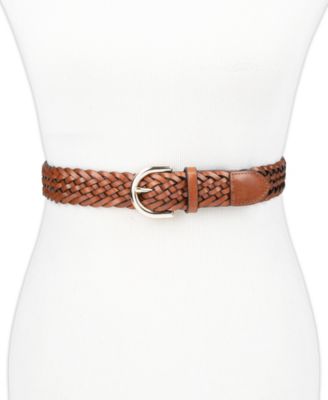 Women's Fully Adjustable Braided Leather Belt