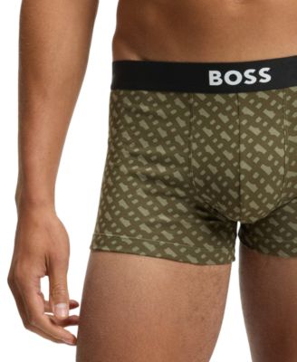 Men's BOSS One 3-Pk. Logo Waistband Trunks