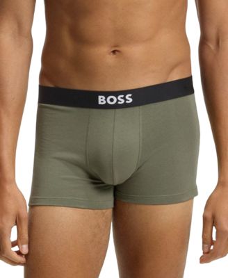 Men's BOSS One 3-Pk. Logo Waistband Trunks