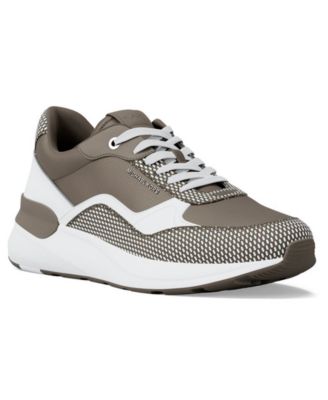 Michael Kors - Men's Trevor Leather & Mesh Trainers