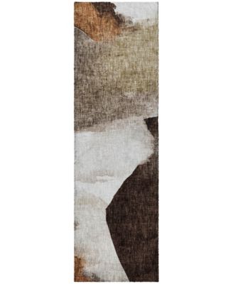 Boca Washable BO7 2'3''x7'6'' Runner Area Rug