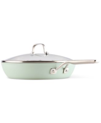 Hard-Anodized Ceramic Induction 12.5" Skillet with Lid