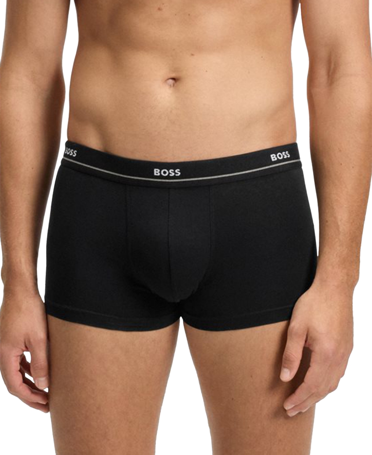 Hugo Boss Boss By  Men's Essential 5-pk. Logo Waistband Trunks In Multi