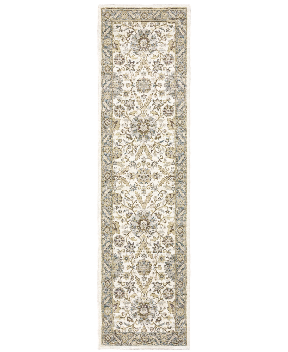 Oriental Weavers Andorra 8918i 2'3"x8' Runner Area Rug In Neutral