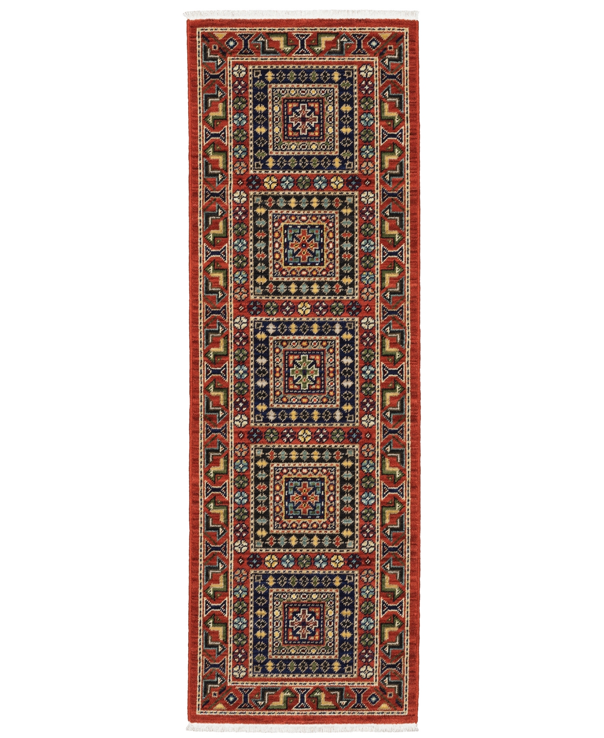 Oriental Weavers Lilihan 002c6 2'x6' Runner Area Rug In Red