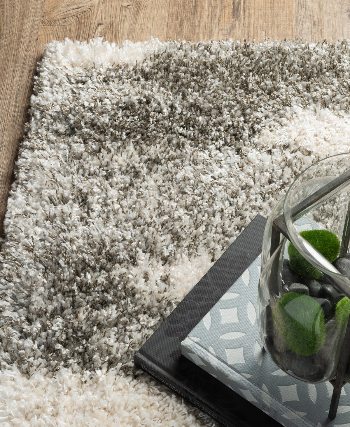 Oriental Weavers Henderson Shag 565j9 5'3"x7'6" Area Rug In Gray