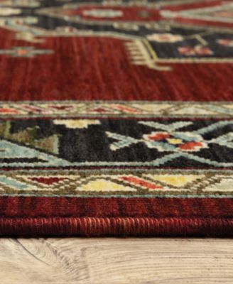 Oriental Weavers Lilihan 092r6 Rug Collection In Red