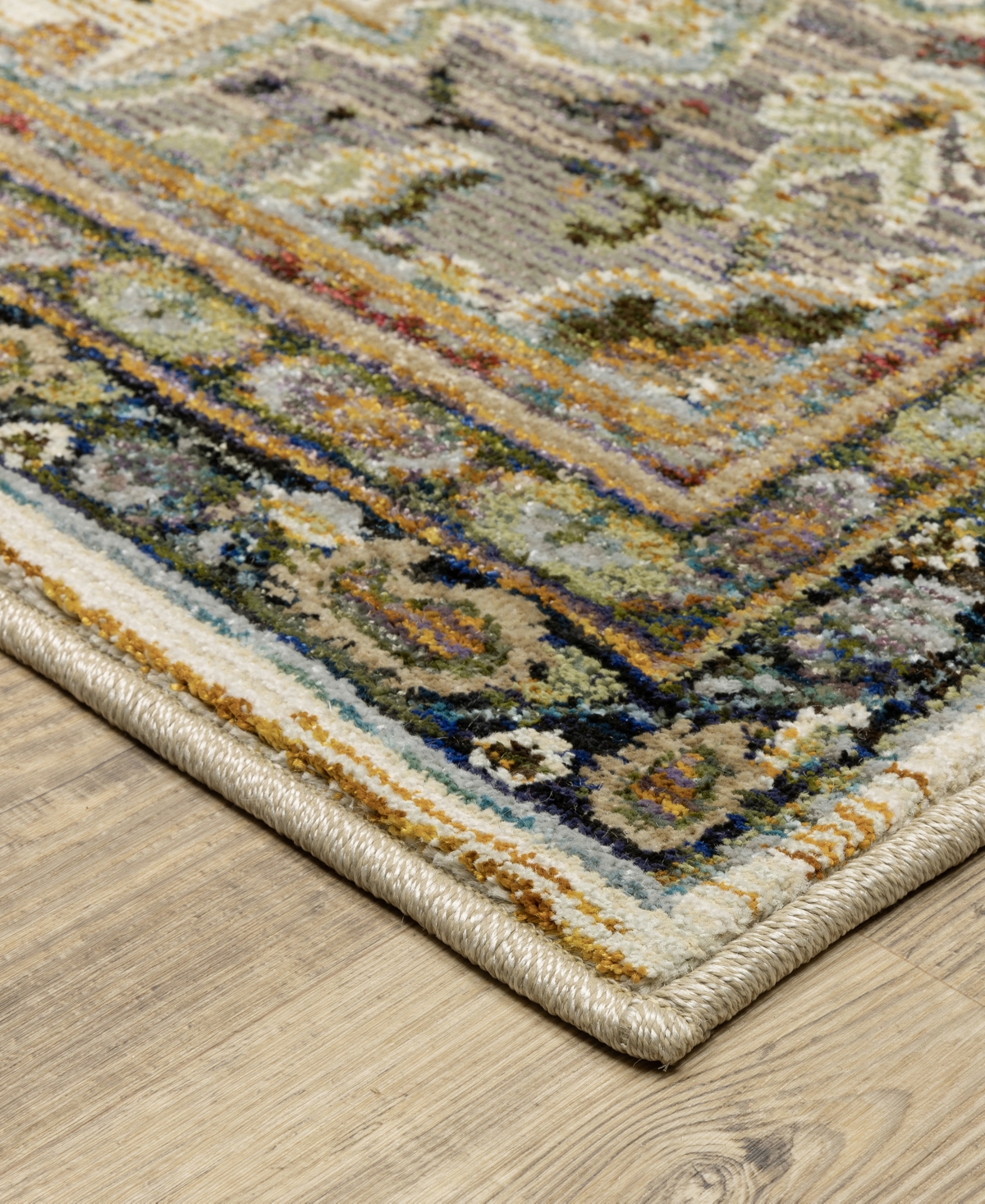 Oriental Weavers Andorra 2451b 5'3"x7'3" Area Rug In Brown