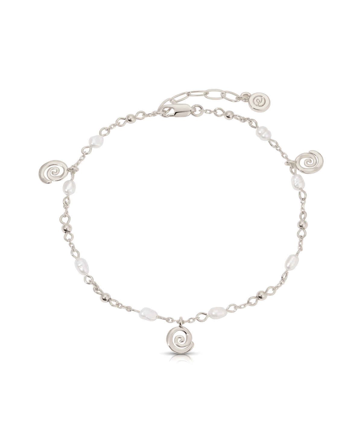 Aura Swirl Anklet - Gold