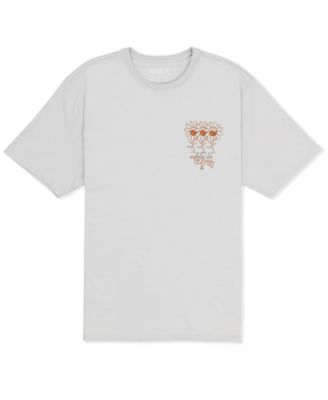 Men's Skulls And Flowers Short Sleeve T-Shirt