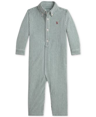 Polo Ralph Lauren - Baby Boys Striped Oxford Coveralls