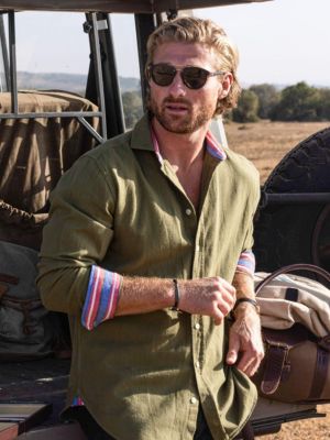 Men's Long Sleeve Brushed Cotton Shirt