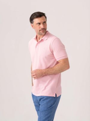 Men's Short Sleeve Pique Cotton Polo
