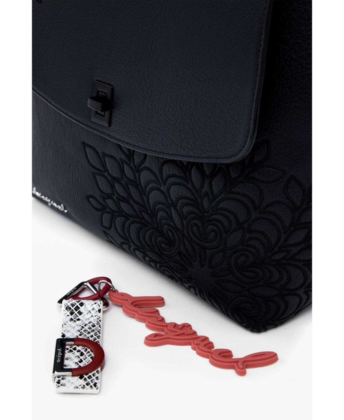 Desigual Women's Small embossed flap backpack