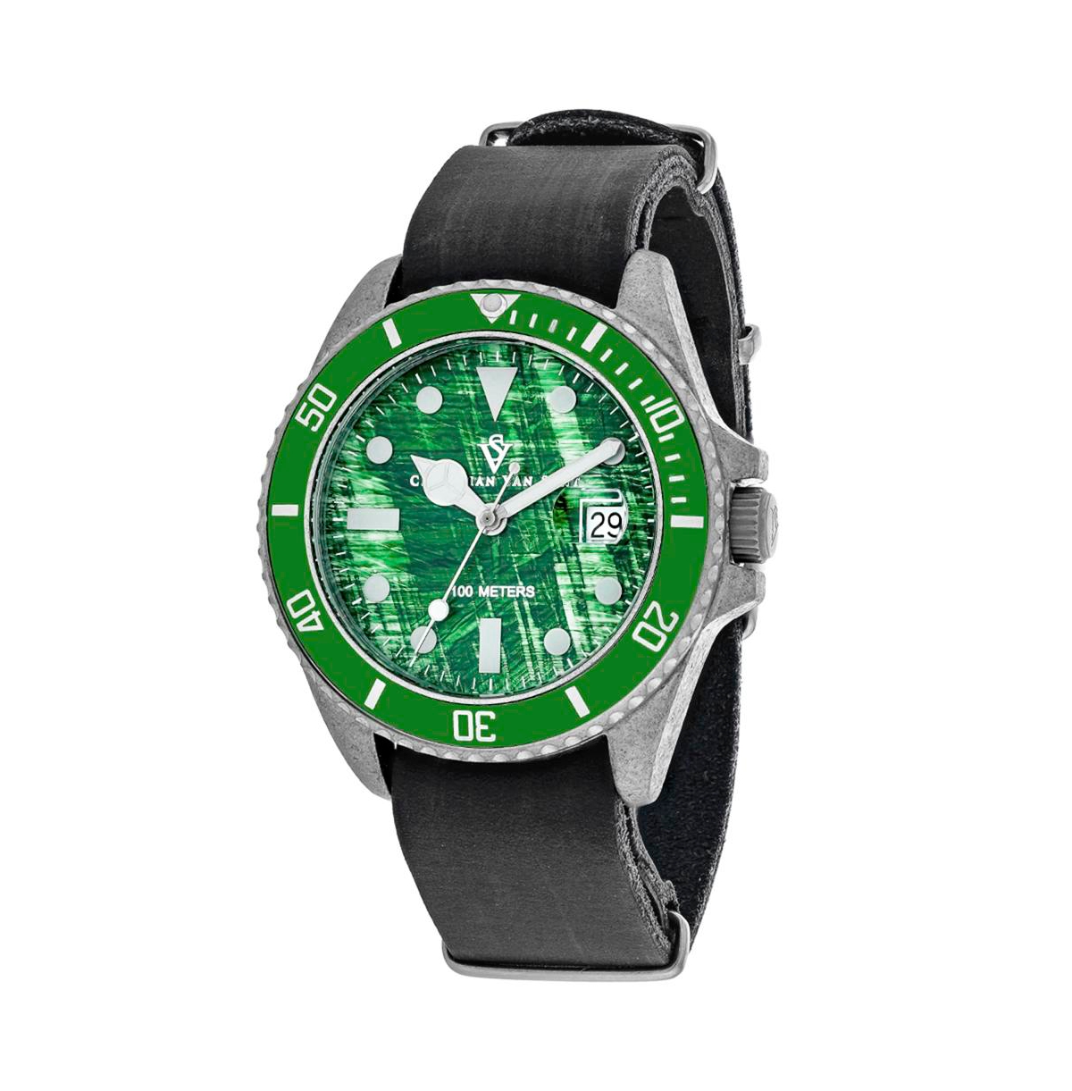 Men's Montego Vintage Green Dial Watch - CV5202B - Green