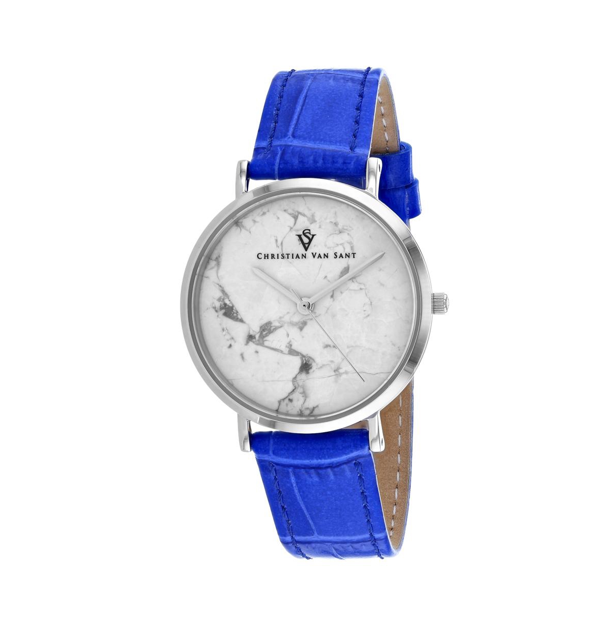 Women's Lotus White Dial Watch - CV0420 - Blue