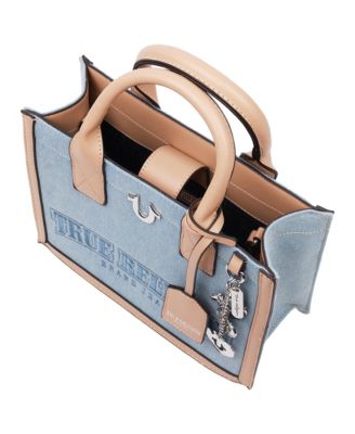 Bombe Logo Denim Tote