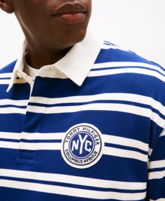 Men's Big & Tall Stripe Rugby Shirt