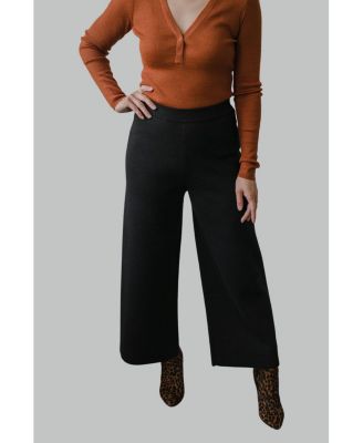 Women's Zoe Checkered Knit Trousers