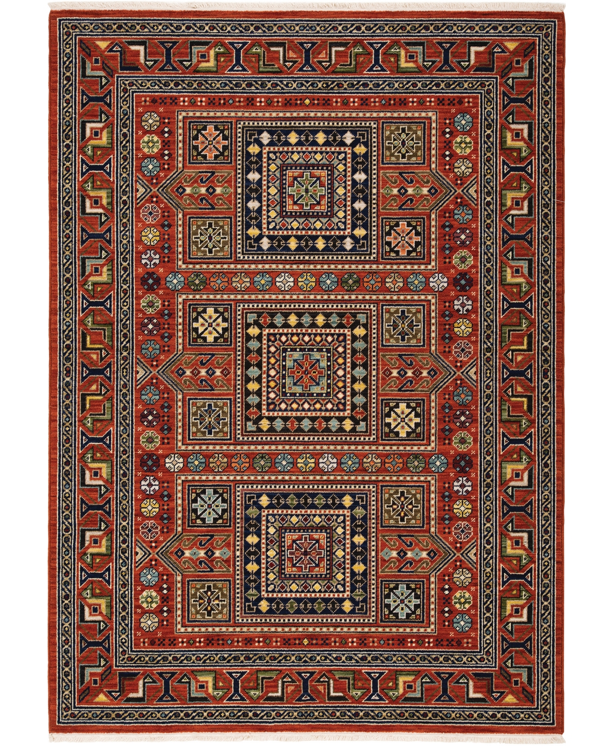Oriental Weavers Lilihan 002c6 2'x3' Area Rug In Red