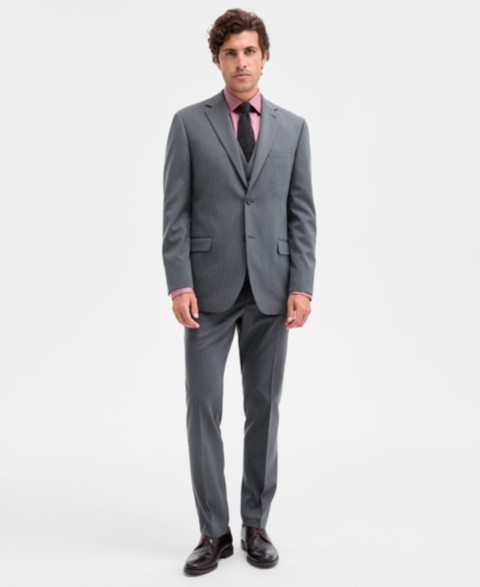Мужские DKNY Men's Modern-Fit Vested Nested Suit