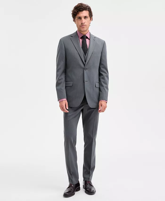 Men's Modern-Fit Vested Nested Suit - thumbnail 8
