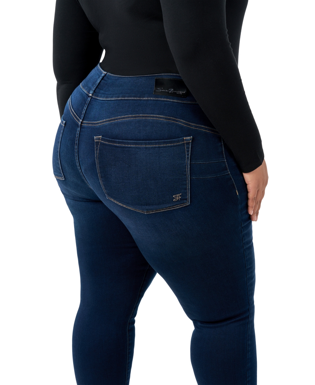 Seven7 Plus Size High Rise Curvy Legging Jeans