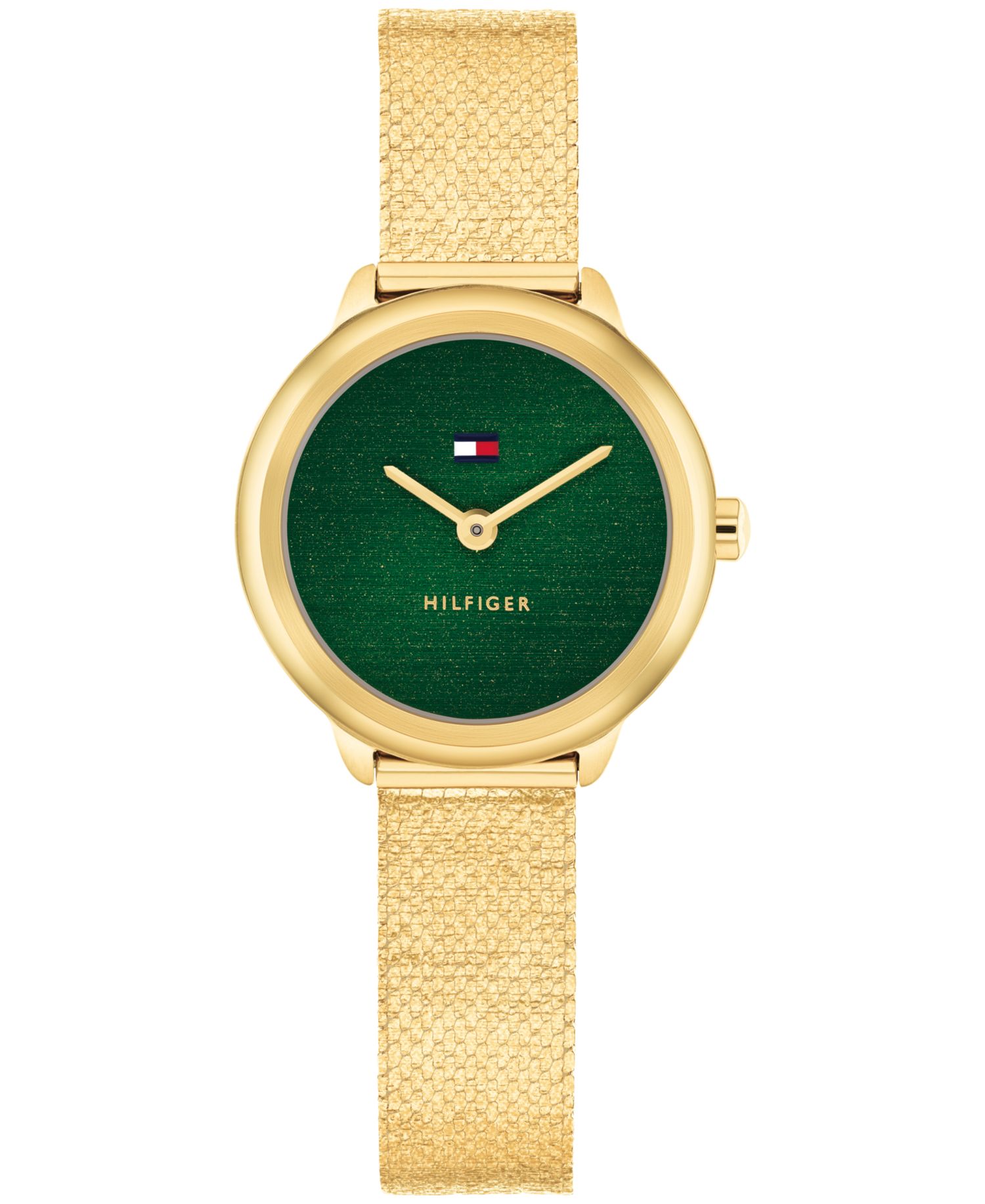 Women's Quartz Gold Tone Stainless Steel Mesh Bracelet Watch, 26mm