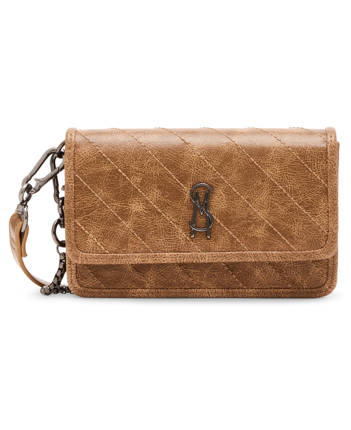 Brelax Magnetic Snap Crossbody Bag - Pecan