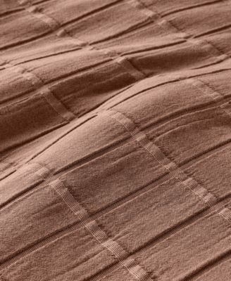 Textured Check 3-Pc. Duvet Set, King, Exclusively for Macy's