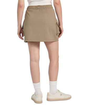 Women's Carla Drawstring-Waist Cargo Mini Skirt