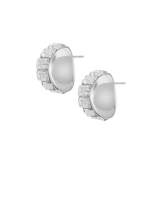 Baguette Crystal Stud Earrings