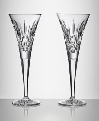 Lismore Toasting Flute, Set of 2
