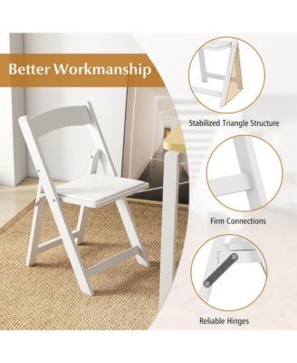 20 Pc. Set Padded Seat Dining Chairs with Rubber Wood Legs – Home, Office & Event Chairs