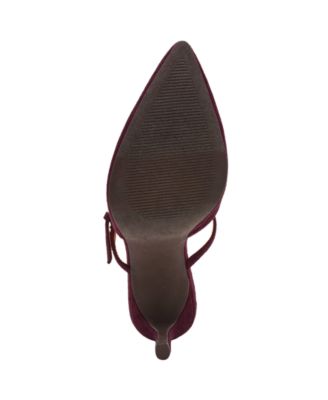 Women's Elleganza Buckle Strap Two Piece Pumps