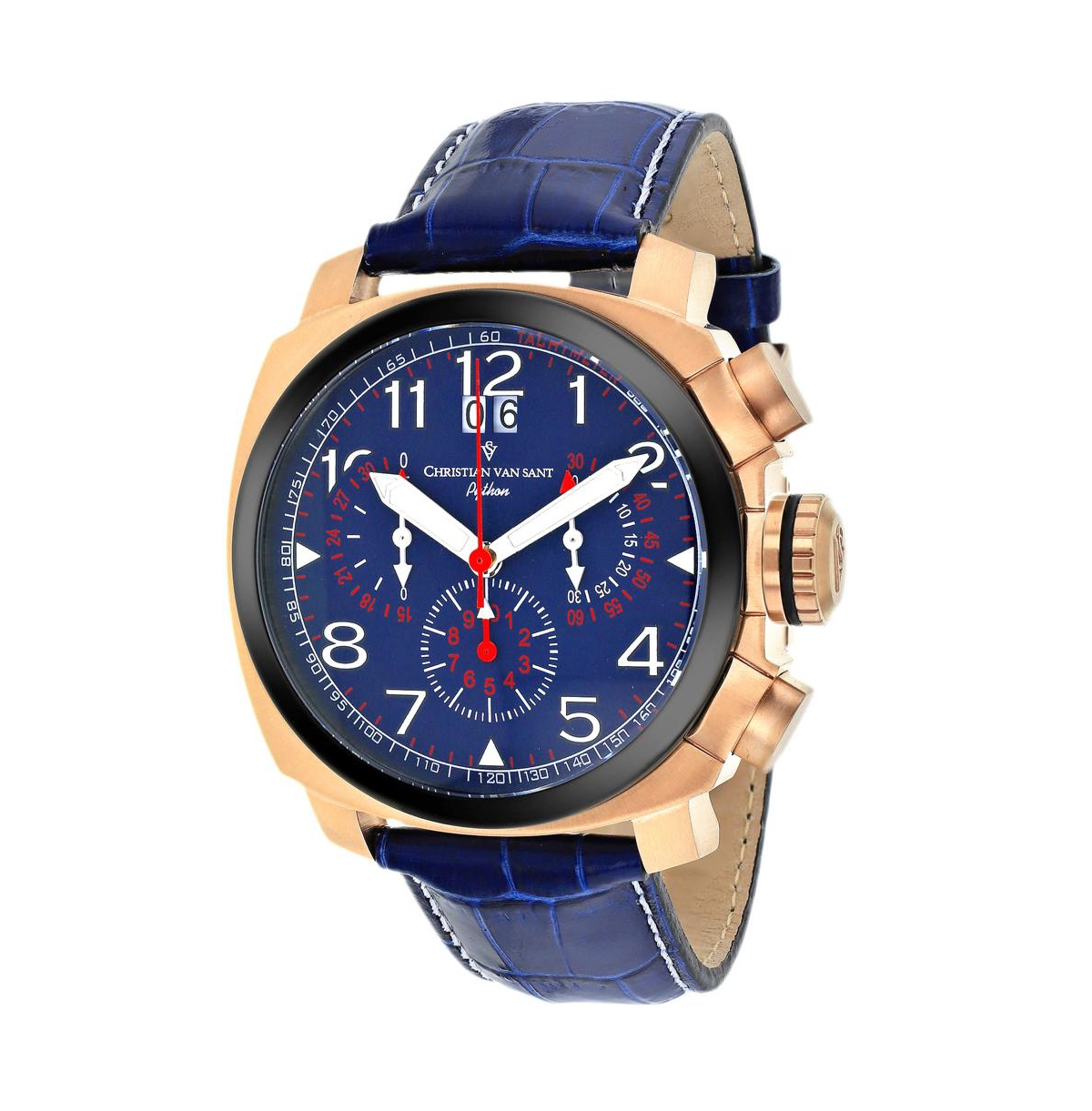 Men's Grand Python Blue Dial Watch - CV3AU5 - Blue