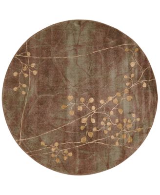 Nourison Home - Somerset Multi Blossom 5'6" Round Rug