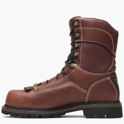 Men's AMP LT Logger Composite Toe Low Heel Waterproof Work Boot