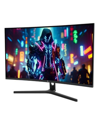 27 inch 1080P Full HD 1920x1080 300Hz 1ms Curved Gaming Monitor, 16.7 Million Display Colors, FreeSync, Ultra-Slim Beze - Black