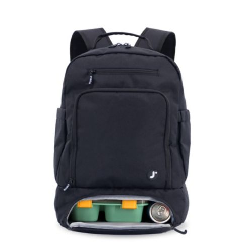 Рюкзак J World Unisex Packmate 2 in 1 With Built-in Lunch Bag, цвет: Чёрный