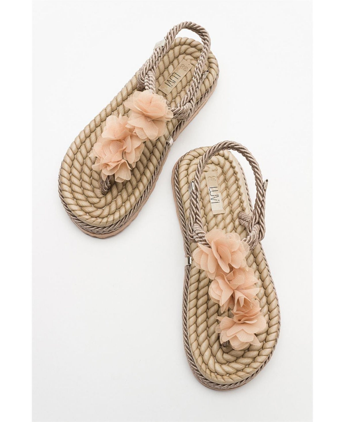 Santra Lace-Up Thong Sandals (Women) - Black faux leather