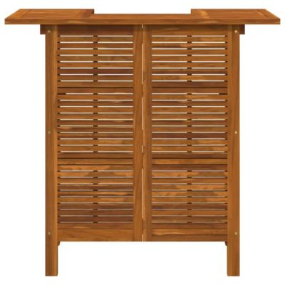 Bar Table 43.3"x19.7"x41.3" Solid Acacia Wood
