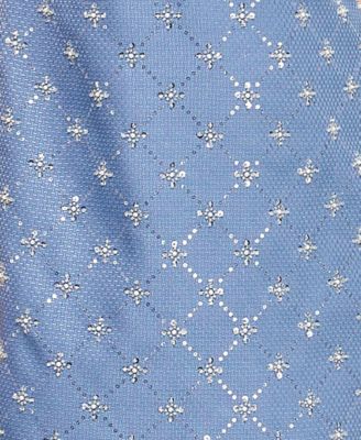 Juniors' Embellished Bouclé Shift Dress