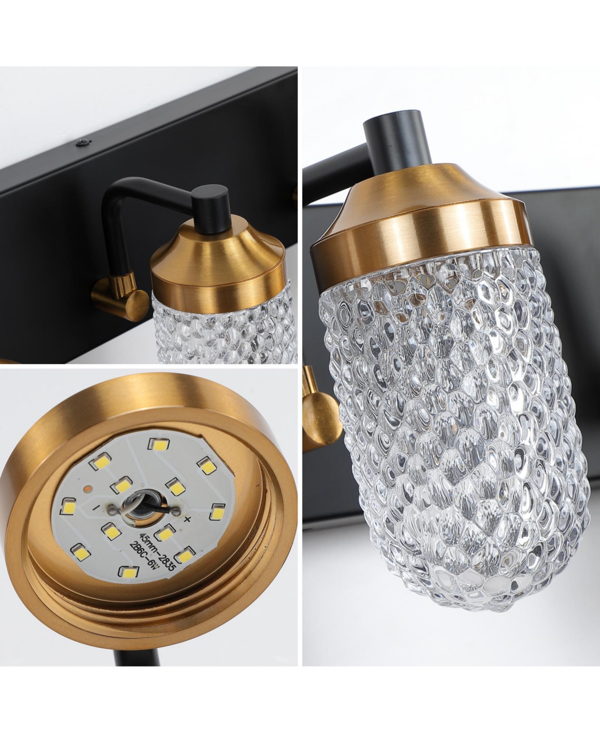 Flynama Vanity Lights With Led Bulbs For Bathroom Lighting